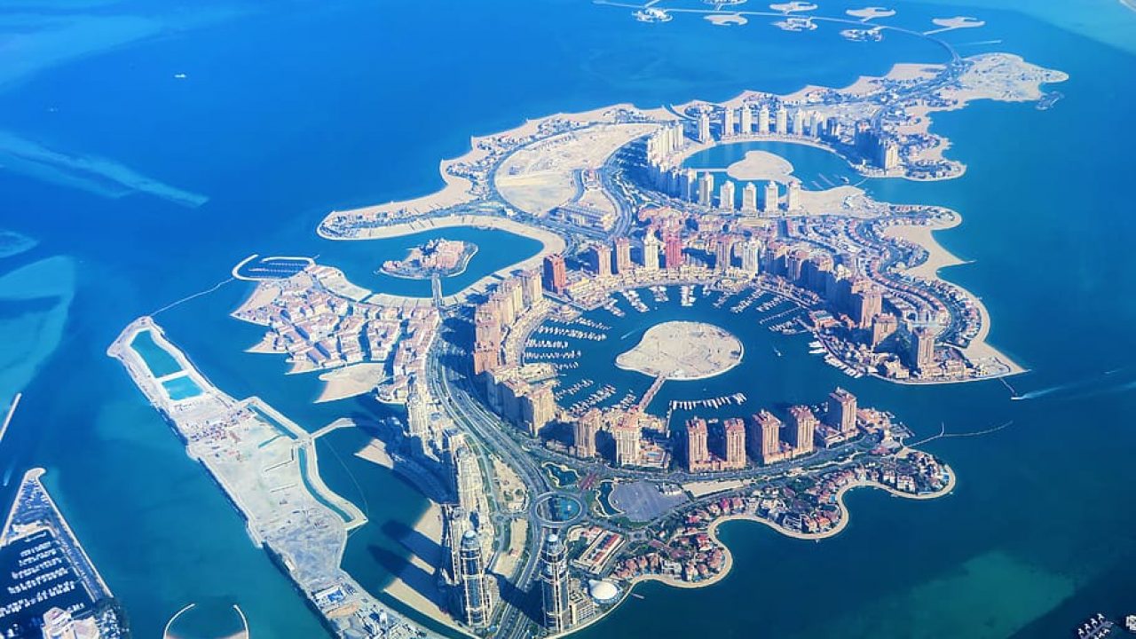 artificial-islands-qatar-doha-panorama